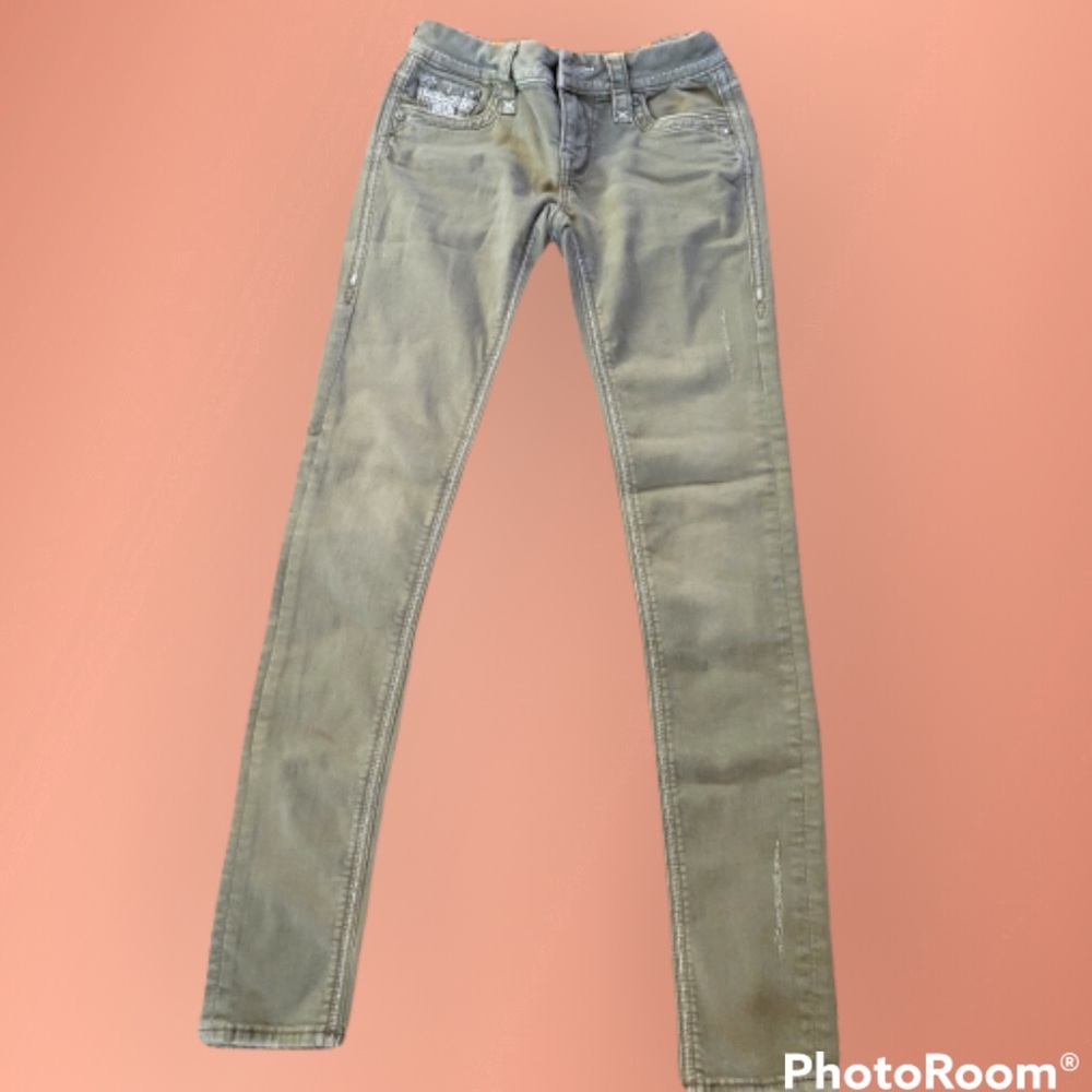 Rock Revival Size 24 Skinny Margie (Olive)